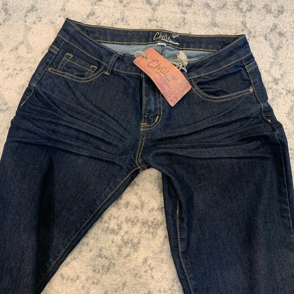 Dark denim jeans size 7 woman's - Picture 1 of 7